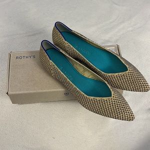 Rothy’s NWT metallic flats